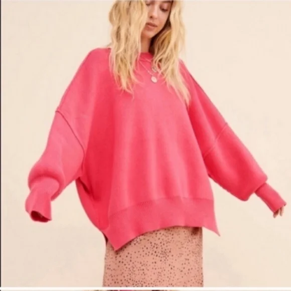 Free People Easy Street Tunic Sweater Medium NWT - Picture 6 of 16